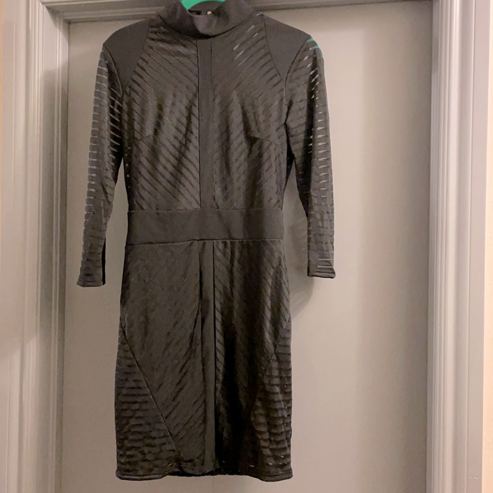 Black Fashion Nova “Sight to See” Dress Size L